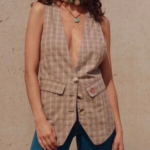 Spell Arizona Vest in Check size S